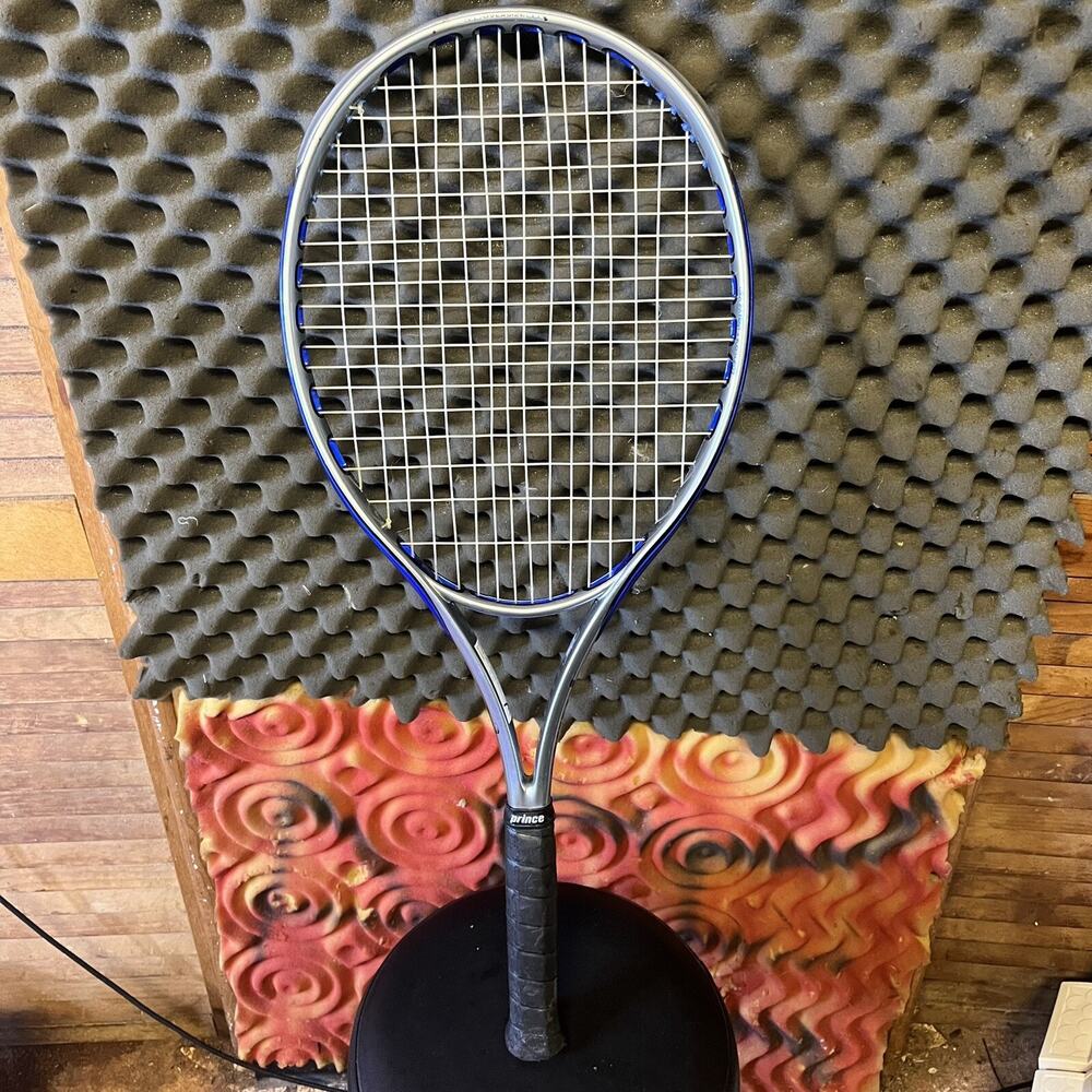 Prince O3 Speed Port Blue 110 Head P3 - 4 1/2 Demo Tennis Racket Racquet